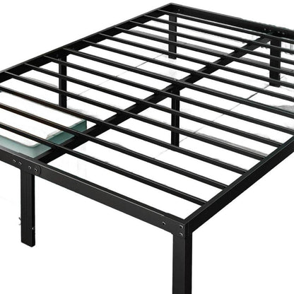 Black Metal Full Bed Frame HomeRoots