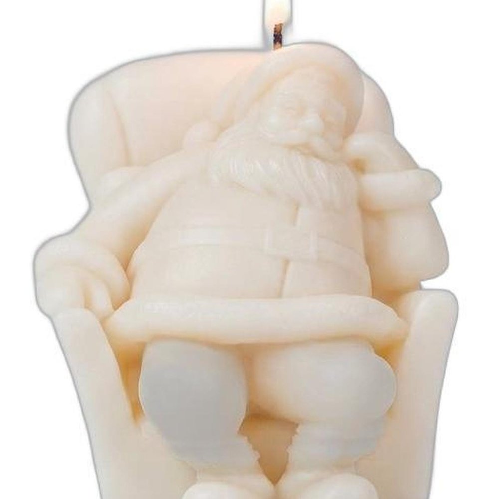 3" Ivory Polar Bear Tracks Scented Dimensional Form Candle Novelty Novelty HomeRoots
