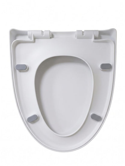 18" White Plastic repalce(Manual,Non-Electrical;Electric;Manual;Battery Powered,;Electric;Manual;) Oval Close Coupled Toilets