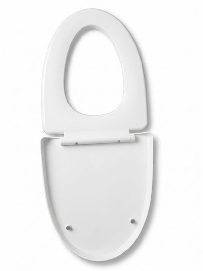16" White Plastic repalce(Manual,Non-Electrical;Electric;Manual;Battery Powered,;Electric;Manual;) Oval One-Piece Toilet HomeRoots