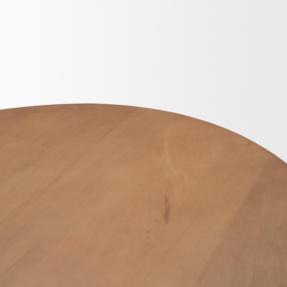 94" Brown Solid Wood Pedestal Base Oval Dining Table HomeRoots