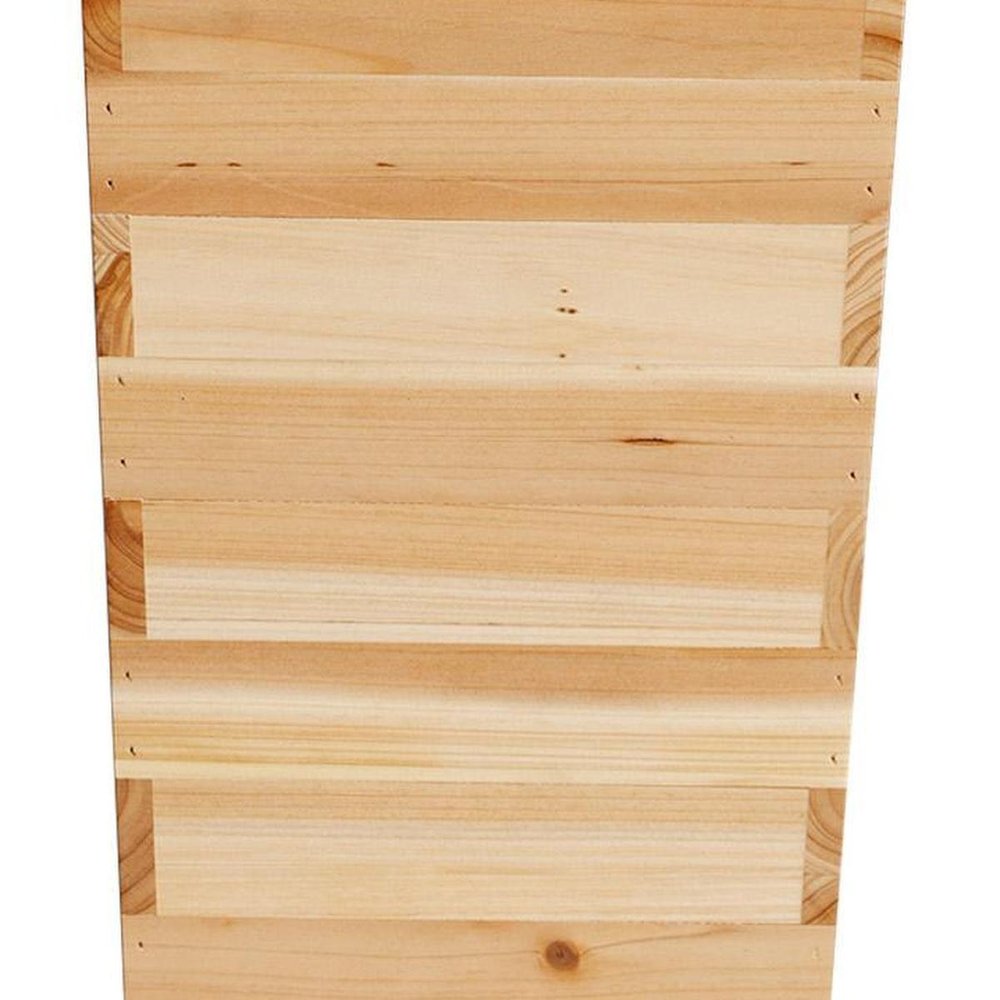 24" X 10" Brown Wood Rectangular Planter Box HomeRoots