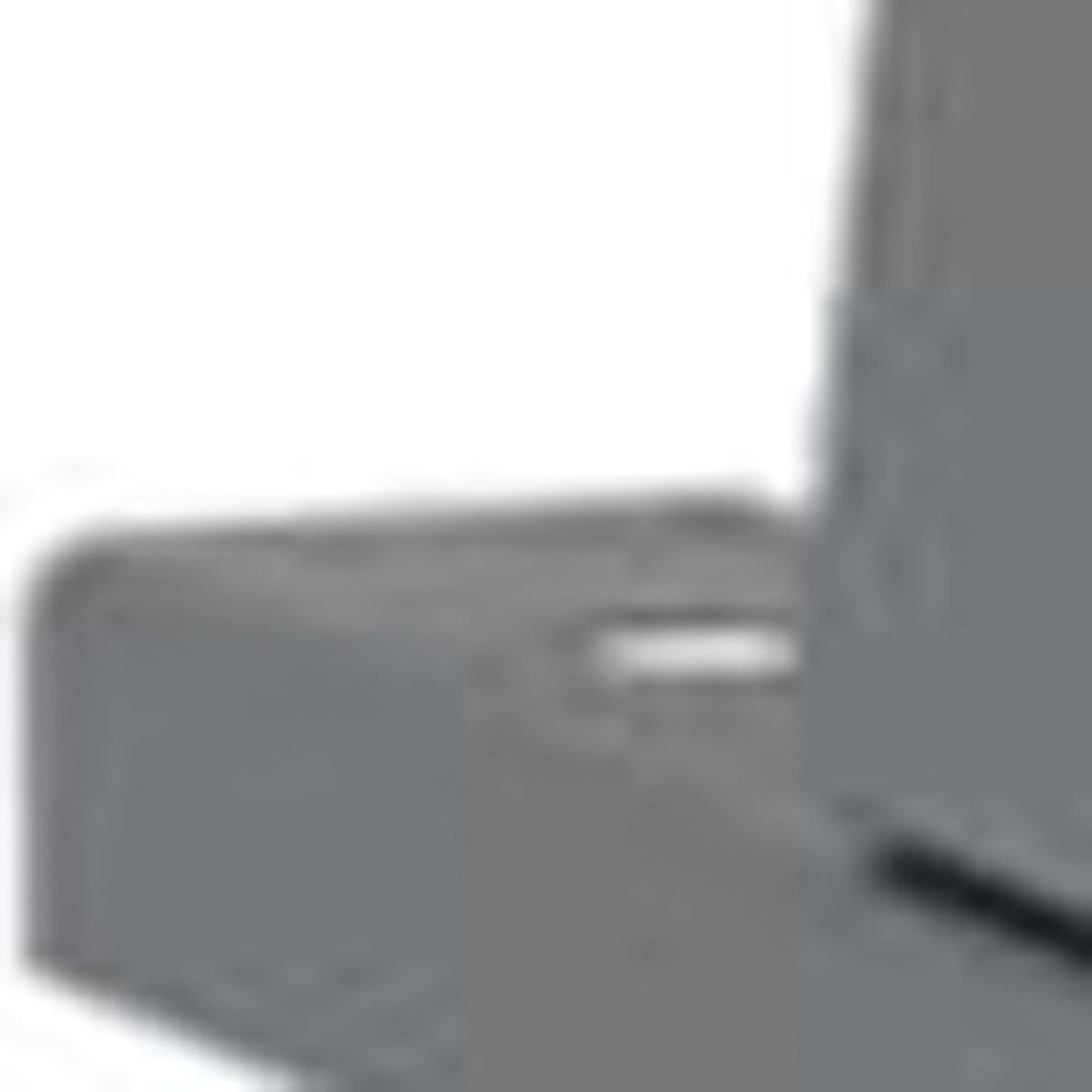 Set Of Two Gray Abstract Geometric Steel Two Panel Outdoor Privacy Screen — view 4