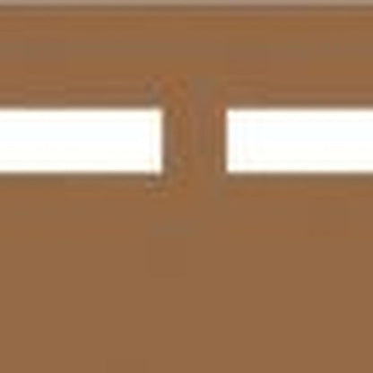 72" Brown Striped Metal Outdoor Privacy Screen HomeRoots