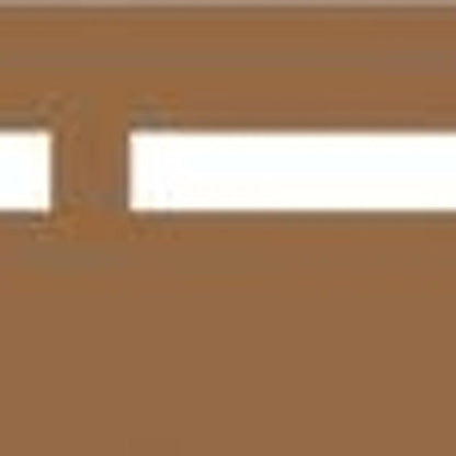 72" Brown Striped Metal Outdoor Privacy Screen HomeRoots