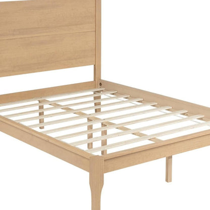 Walnut Solid Wood King Bed Frame HomeRoots