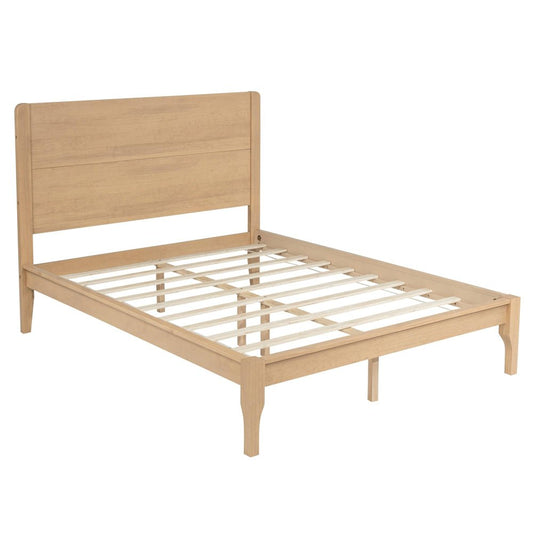 Walnut Solid Wood King Bed Frame