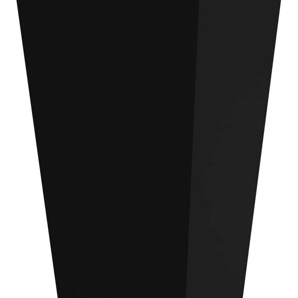 30" X 14" Black Metal Rectangular Pot Planter — view 4
