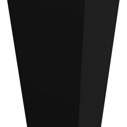 26" X 14" Black Metal Rectangular Pot Planter HomeRoots