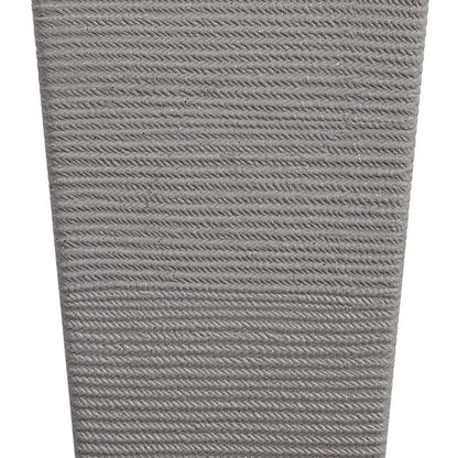 Set of Two Gray Heavy Duty Plastic Rectangular Pot Planter HomeRoots