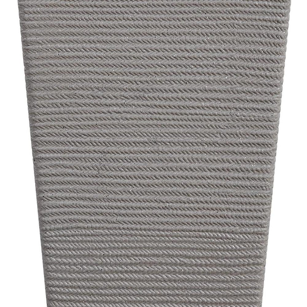 Set of Two Gray Heavy Duty Plastic Rectangular Pot Planter — view 4