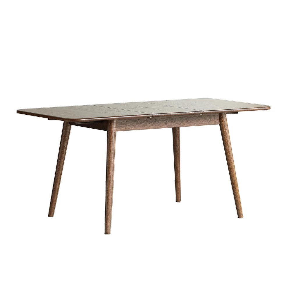 63" Walnut Solid Wood Removable Leaf Pedestal Base Round Top Extendable Dining Table HomeRoots