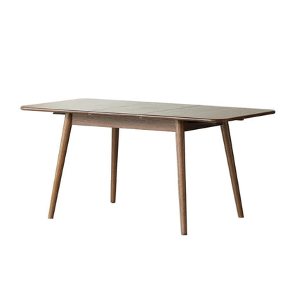 63" Walnut Solid Wood Removable Leaf Pedestal Base Round Top Extendable Dining Table HomeRoots