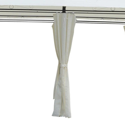157" X 157" Gray Metal Gazebo HomeRoots