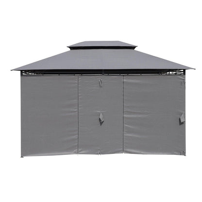 157" X 157" Gray Metal Gazebo HomeRoots