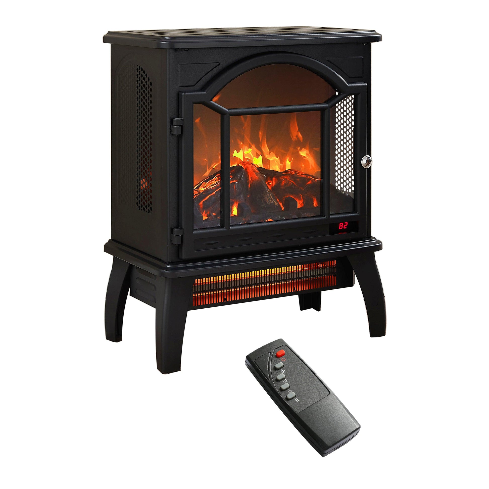 18 inch 3D Infrared Electric Stove with remote control - FurniFindUSA