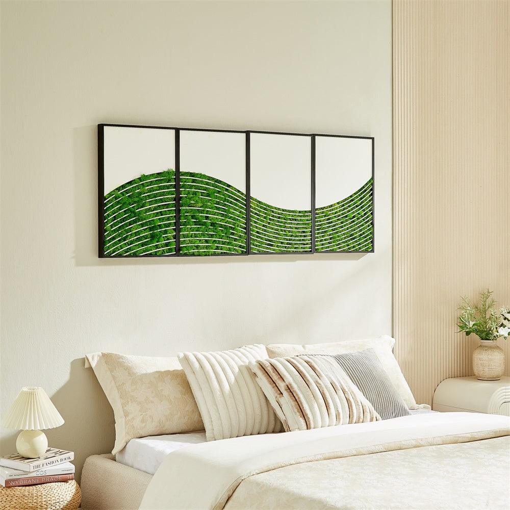 WaveMoss Metal Wall Art4pcs Set - FurniFindUSA