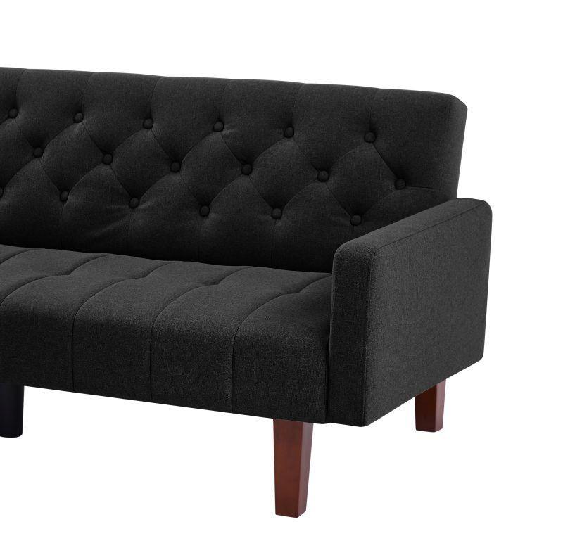 Factory Tufted Back Sofa Mid-Century Convertible Sofa Bed for Living Room - FurniFindUSA