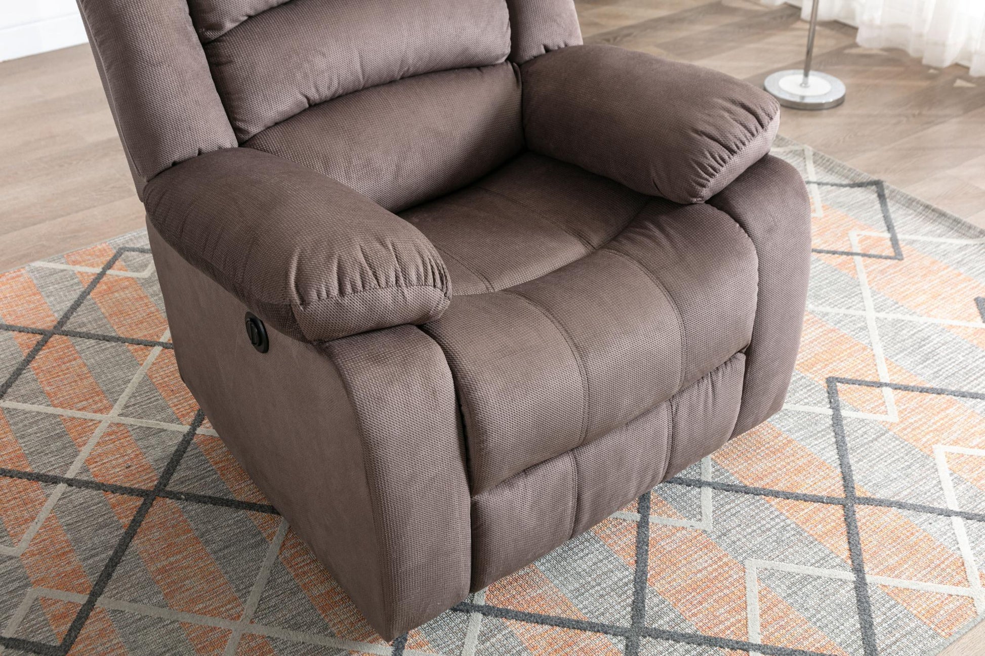 Classic Electric Recliner with Soft Cushion and Back, Small Sofa with Comfortable Armchair - FurniFindUSA