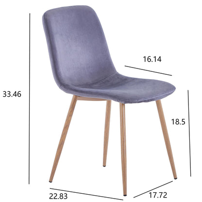 Dining Chair 4PCS（BLUE）Modern style New technology Suitable for restaurants cafes taverns - FurniFindUSA