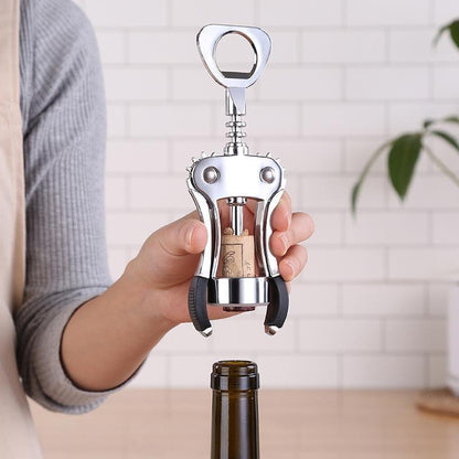 Premium Wing Corkscrew Wine Bottle Opener with Multifunctional Bottles Opener - FurniFindUSA