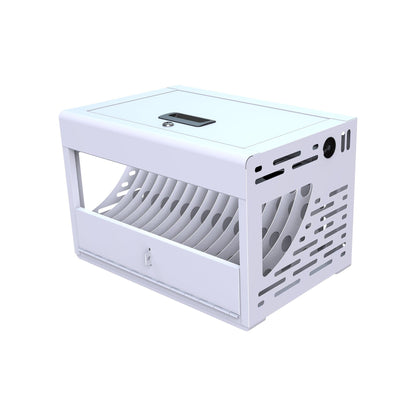 16 Bay Charging Cabinet for Laptop Chromebook Locking Charging Station-WHITE - FurniFindUSA