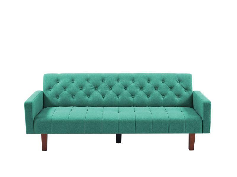 Factory Tufted Back Sofa Mid-Century Convertible Sofa Bed for Living Room - FurniFindUSA