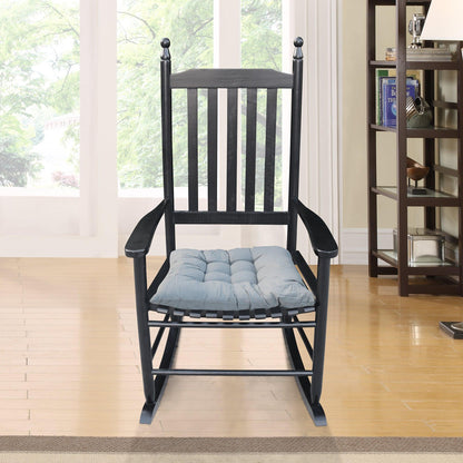 wooden porch rocker chair BLACK - FurniFindUSA