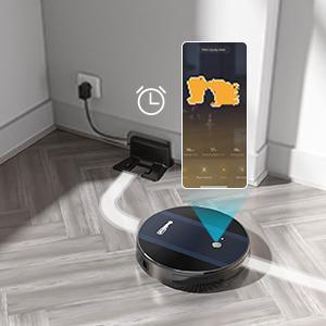 Geek Smart Robot Vacuum Cleaner G6 Plus,1800Pa Strong Suction, Automatic Self-Charging, App Control - FurniFindUSA