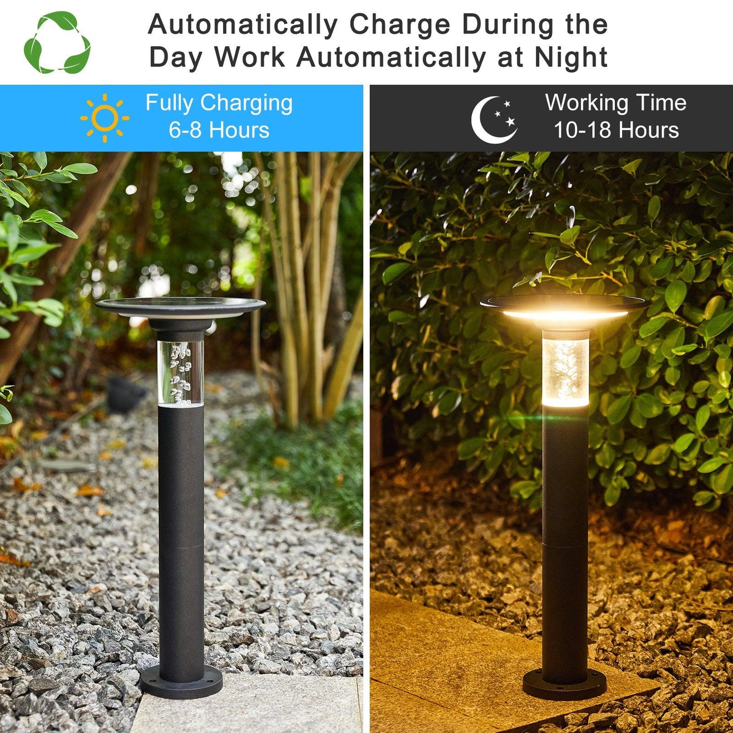 Solar Lawn Light With Dimmable LED - FurniFindUSA