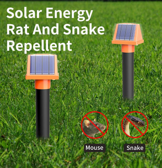 High Power Rat Repeller LED Light Source Variable Frequency Ultrasonic Snake Repeller Solar Rat Repeller - FurniFindUSA