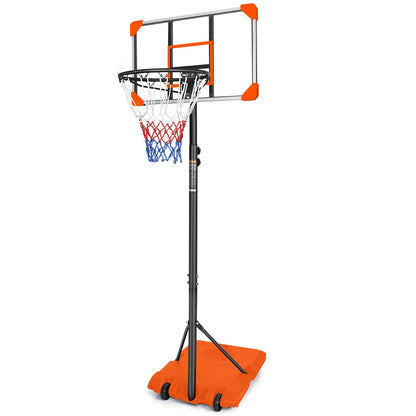 Portable Basketball Goal System with Stable Base and Wheels use for Indoor Outdoor - FurniFindUSA