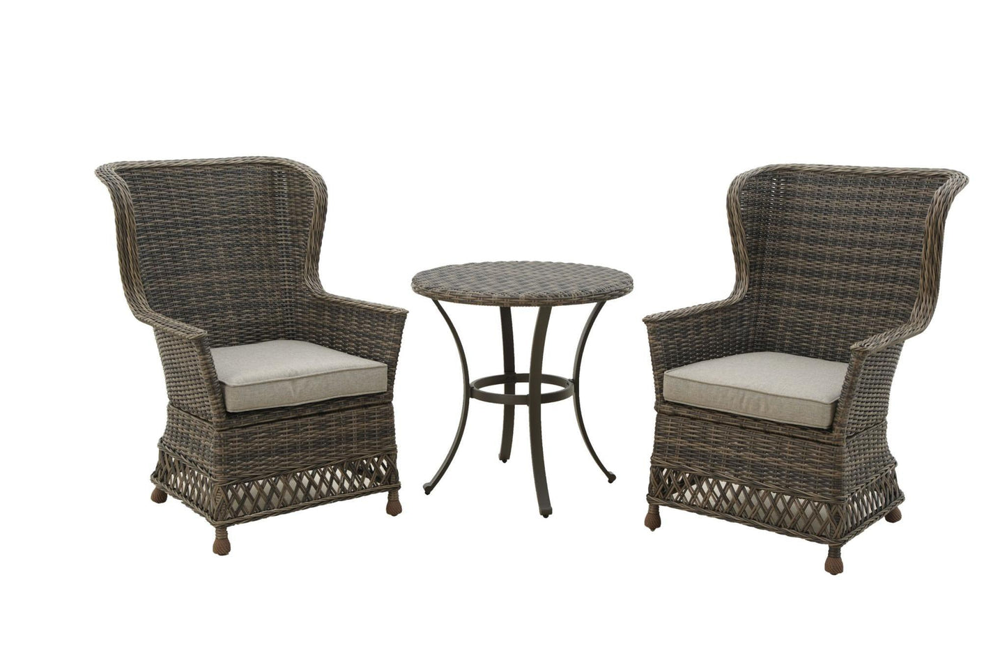 3 Pieces Outdoor Patio Wicker Furniture Set - FurniFindUSA