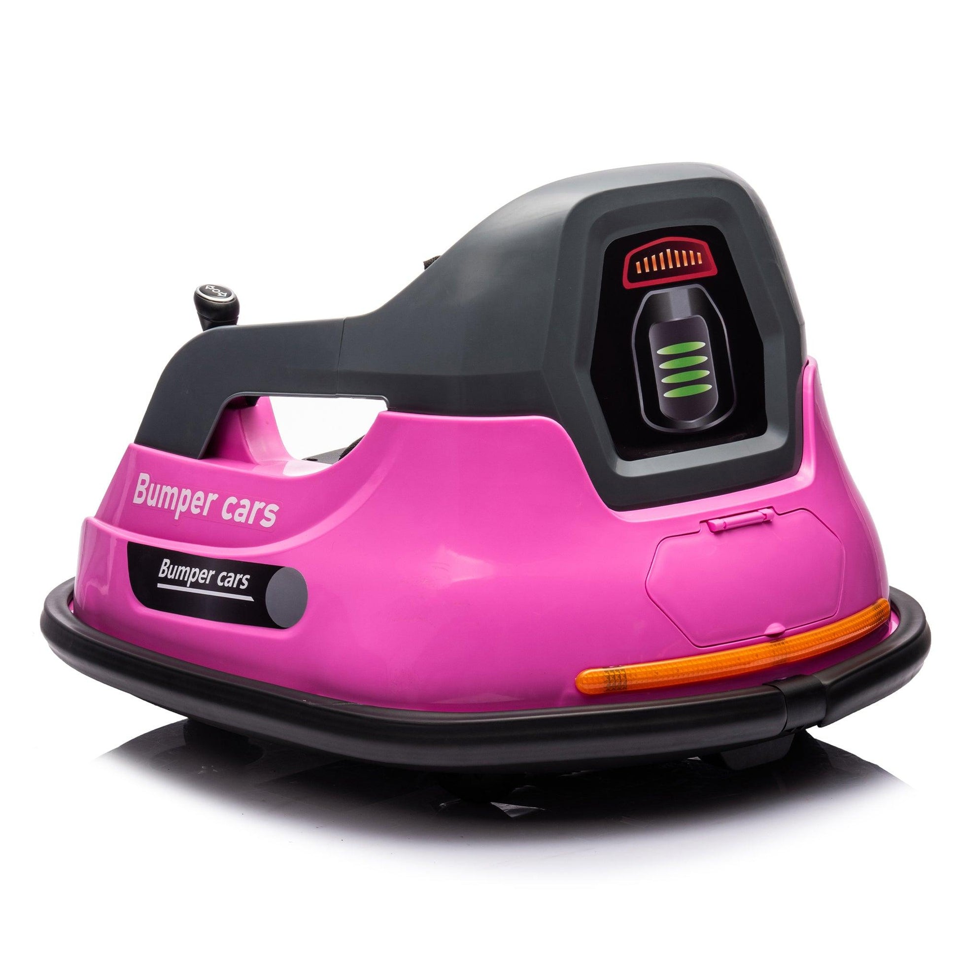 Pink 12V ride on bumper car for kids 1.5-5 Years Old Baby Bumping Toy Gifts - FurniFindUSA