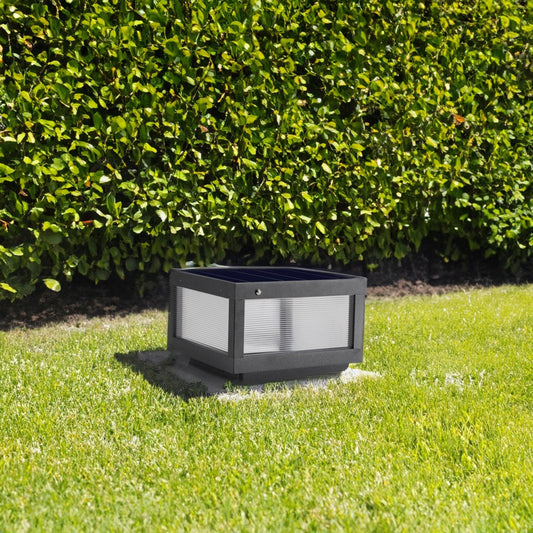 Solar Wall Lamp With Dimmable LED Aluminium - FurniFindUSA