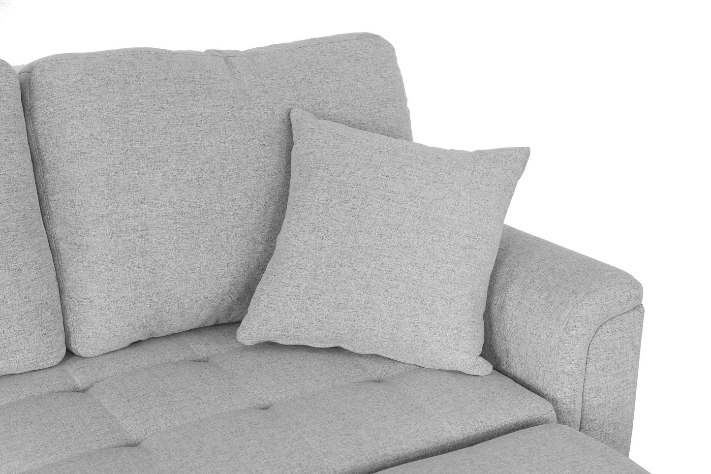 2049 Storage Sofa Bed Tufeted Cushion with 2 Pillows