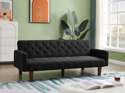 Factory Tufted Back Sofa Mid-Century Convertible Sofa Bed for Living Room - FurniFindUSA