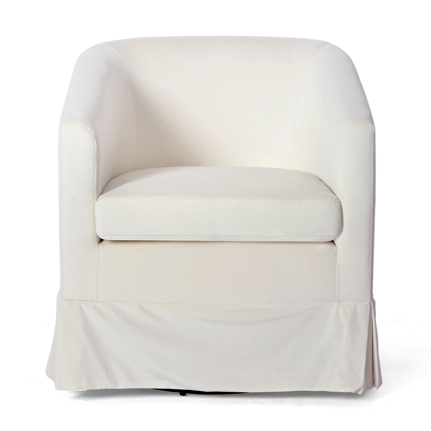 27.36" Wide Swivel Chair White - FurniFindUSA