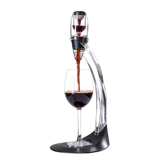 Wine Aerator Decanter Pourer Spout Set With Filters Purifier Stand Diffuser Air Aerating Strainer Aerator Wine for Dining Bar - FurniFindUSA