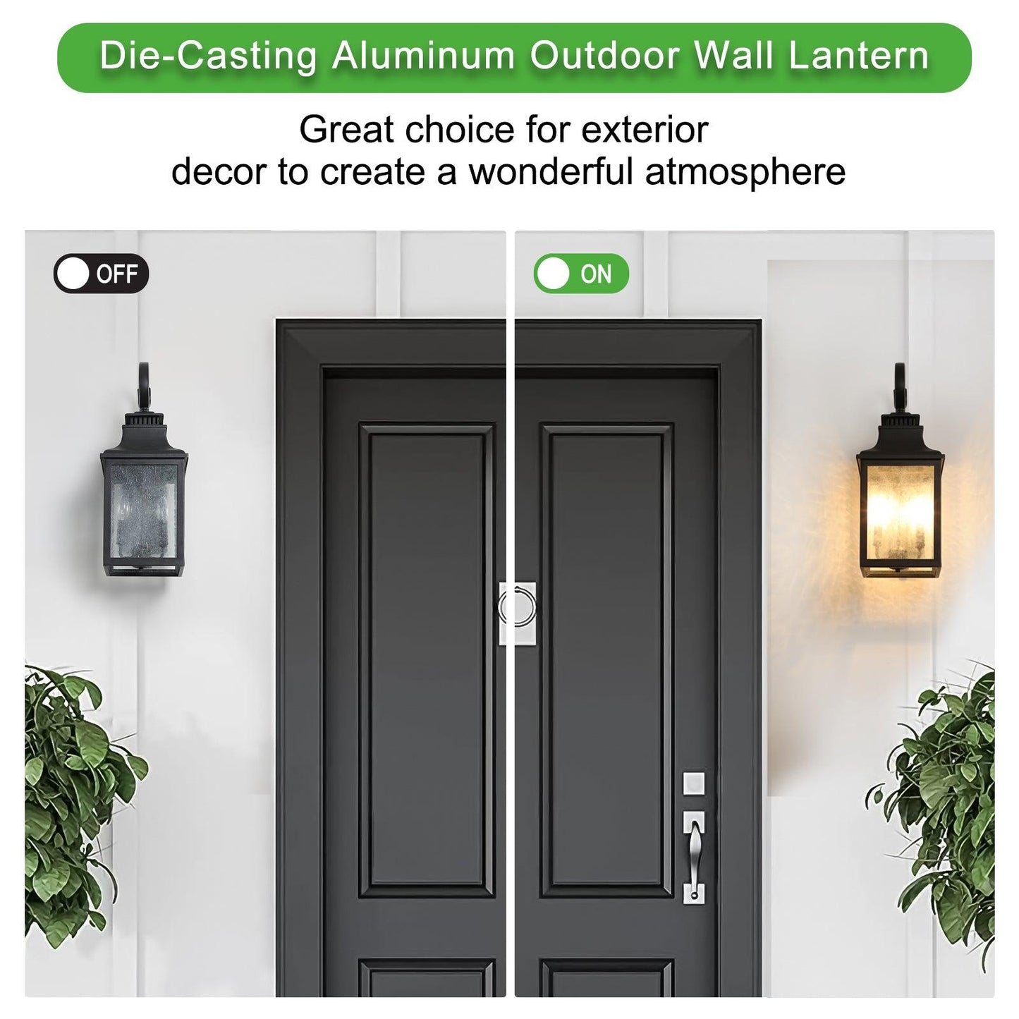 Large Outdoor Wall Lamps With Glass - FurniFindUSA