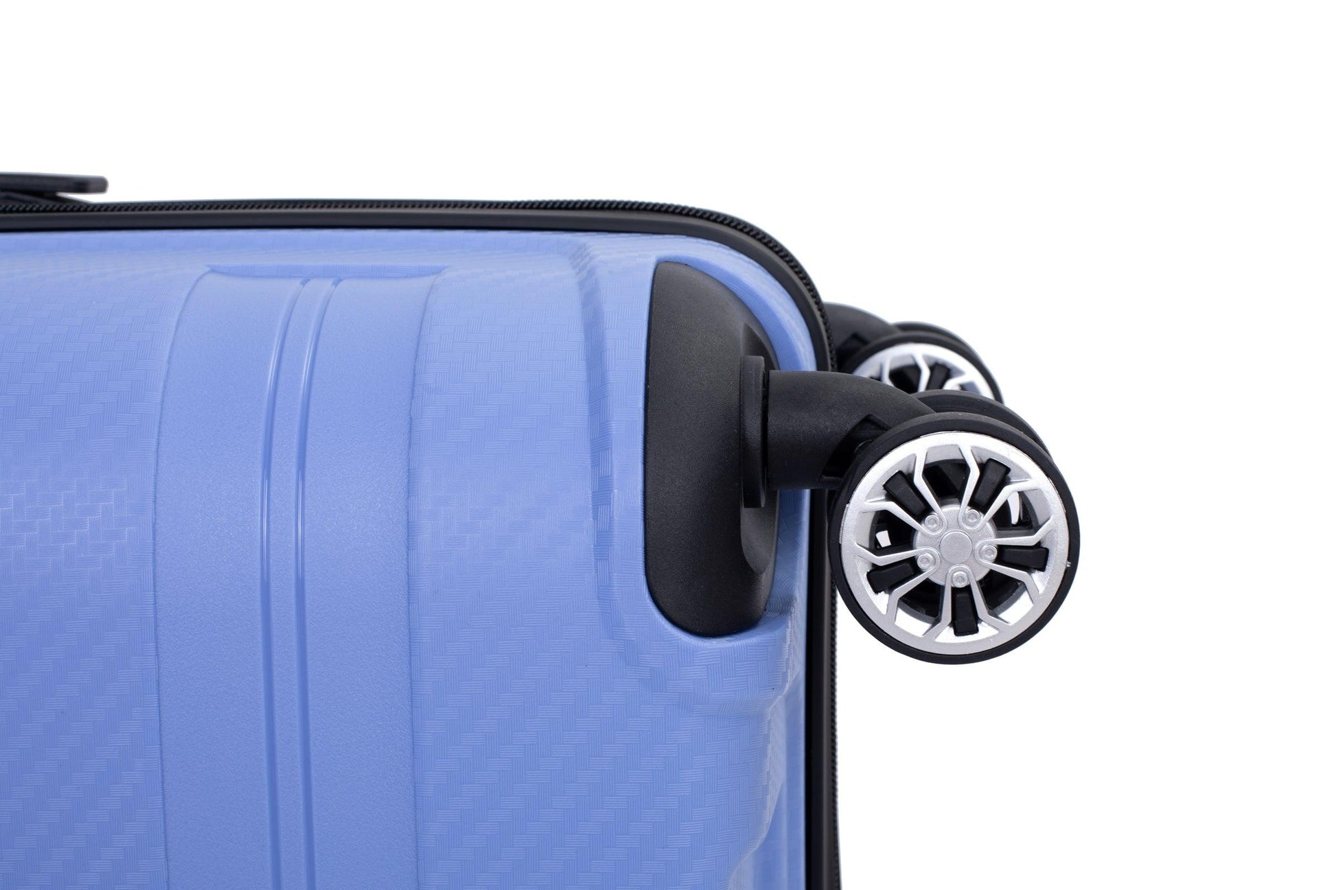 Hardshell Suitcase Spinner Wheels PP Luggage Sets Lightweight Durable Suitcase ,3-Piece Set (20/24/28) ,Purplish Blue - FurniFindUSA