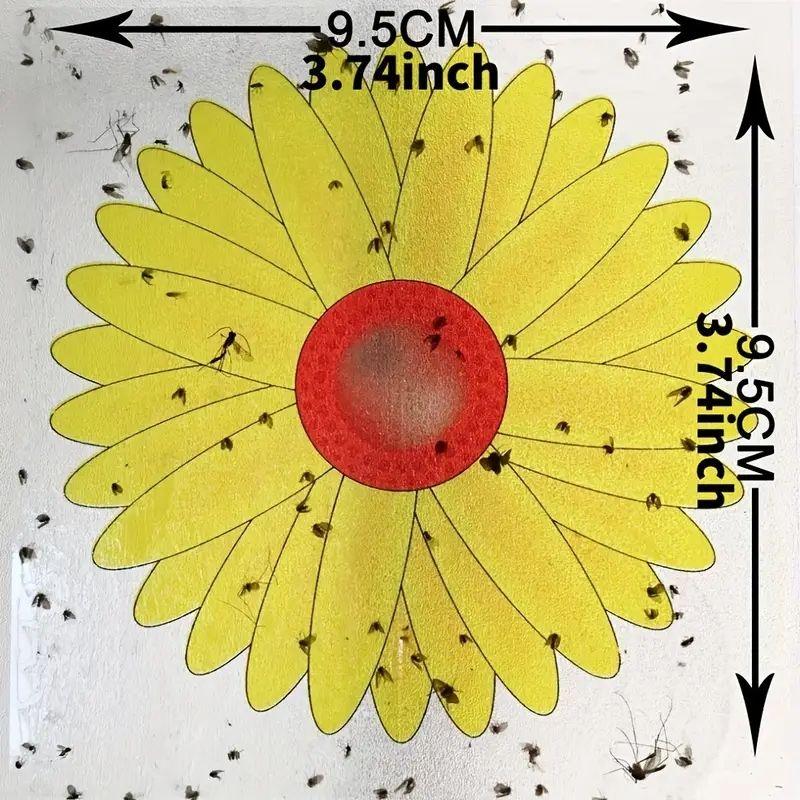 Window Fruit Fly Traps with Strong Stickiness Indoor use Sunflower Window Fly Stickers - FurniFindUSA