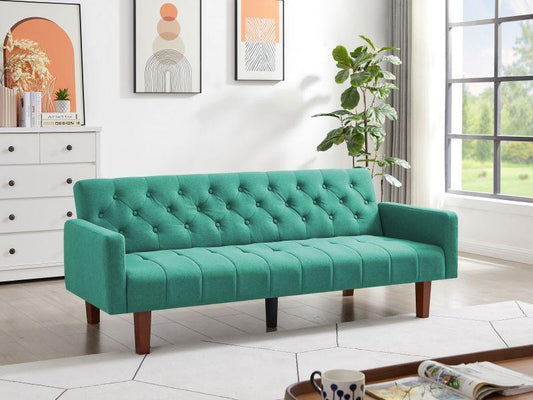 Factory Tufted Back Sofa Mid-Century Convertible Sofa Bed for Living Room - FurniFindUSA