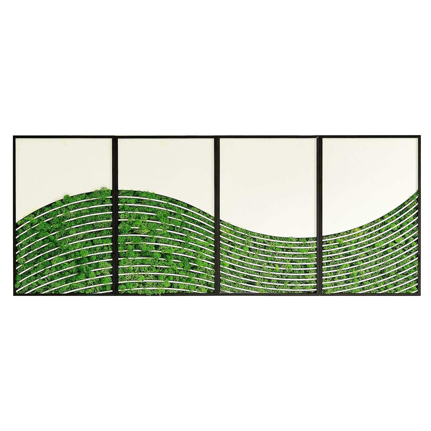 WaveMoss Metal Wall Art4pcs Set - FurniFindUSA