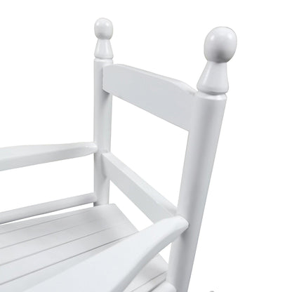 Children's rocking white chair- Indoor or Outdoor -Suitable for kids-Durable - FurniFindUSA