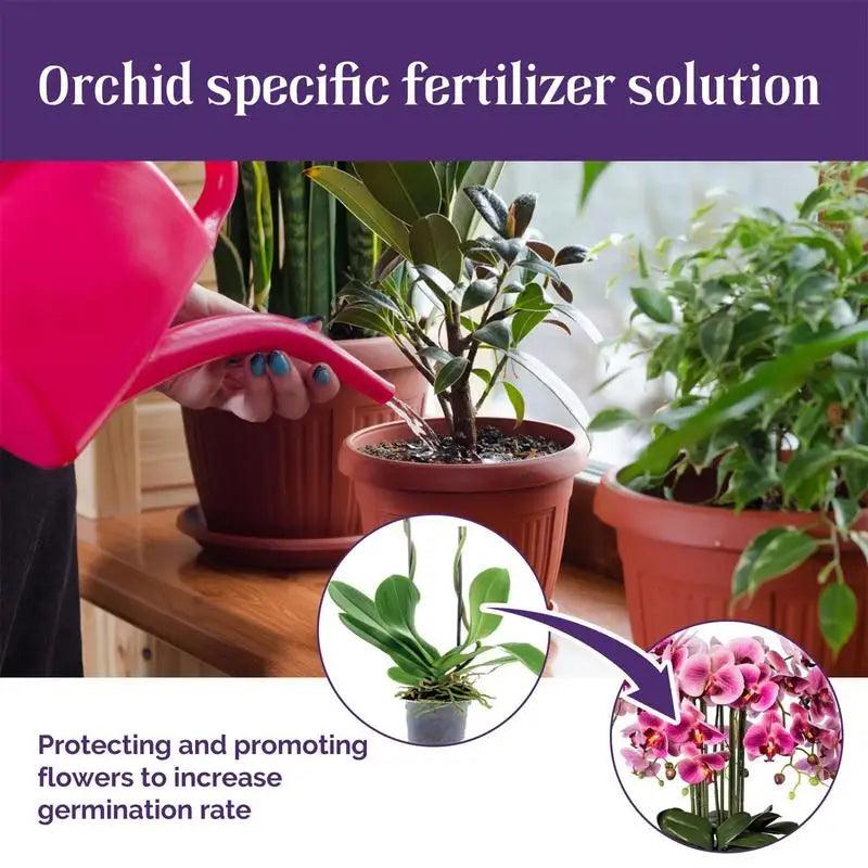 50ml Orchid Fertilizer Liquid Orchid Flower Plants Growth Enhancer Supplement Houseplants Food Promoter For Orchids Acid Blooms - FurniFindUSA