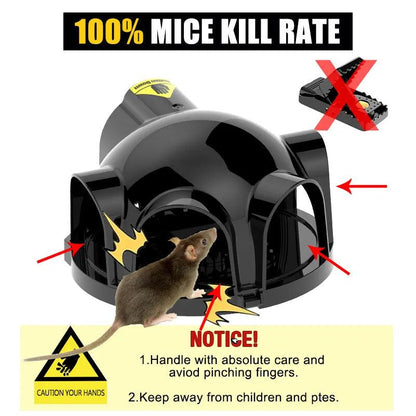 Strong Snap Mouse Rat Traps-High Sensitive Snap Big Plastic Mouse Trap Rodent Catcher - FurniFindUSA