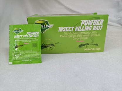 Green Leaf Ants Bait household fast kill ants pest control poison anti ants killing bait powder - FurniFindUSA