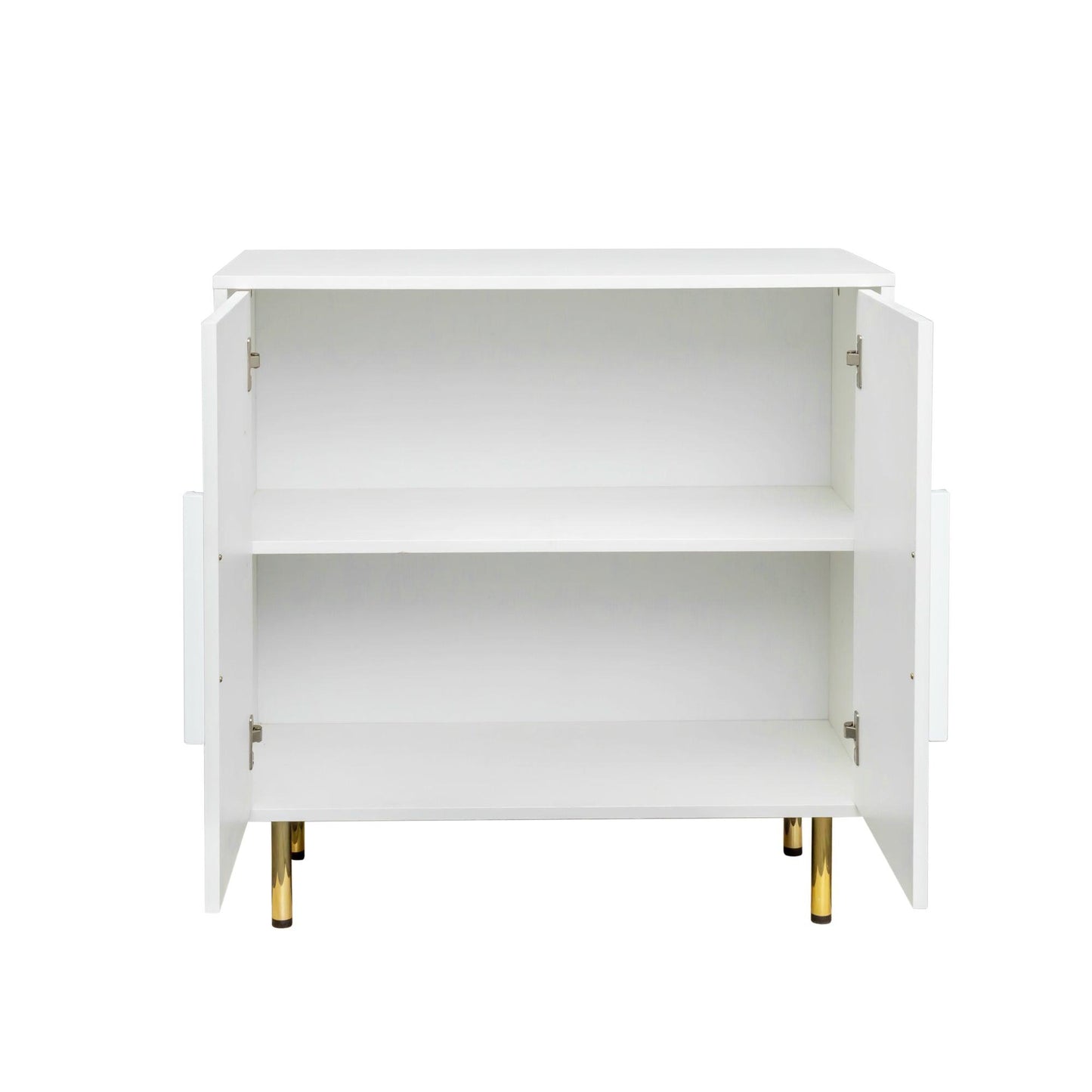 Sideboard Buffet Cabinet with Storage Modern Storage Cabinets White - FurniFindUSA