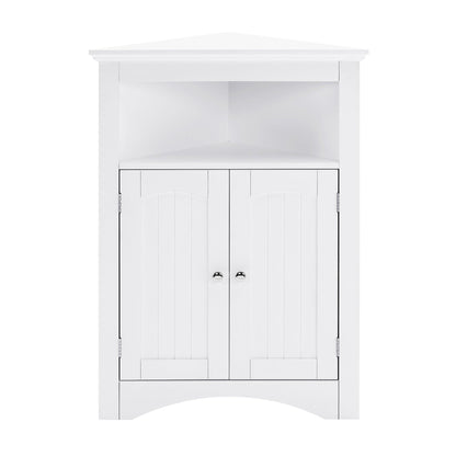 sideboard cabinet corner cabinet Bathroom Floor Corner Cabinet with Doors and Shelves Kitchen - FurniFindUSA